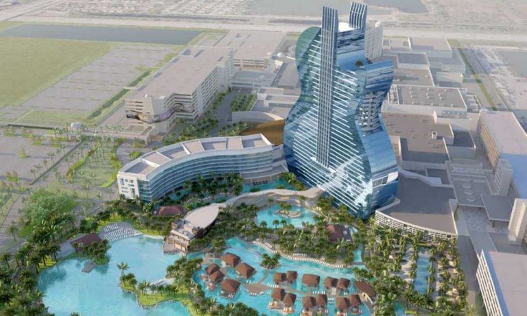 Primeiro hotel em forma de guitarra do mundo abrirá este ano perto de Miami, na Flórida