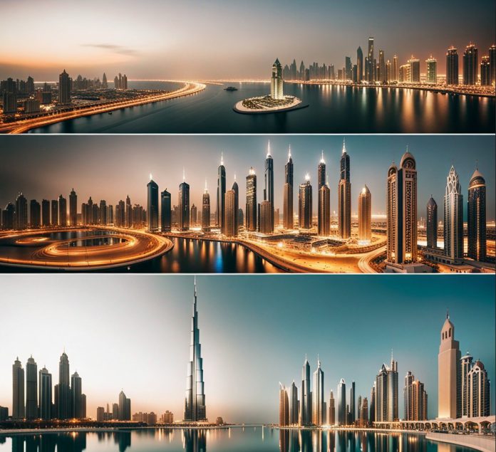 Dubai, uma cidade que brilha com oportunidades e progresso.