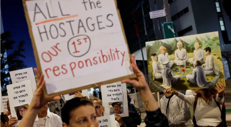 Manifestantes marcham contra Netanyahu em várias cidades de Israel