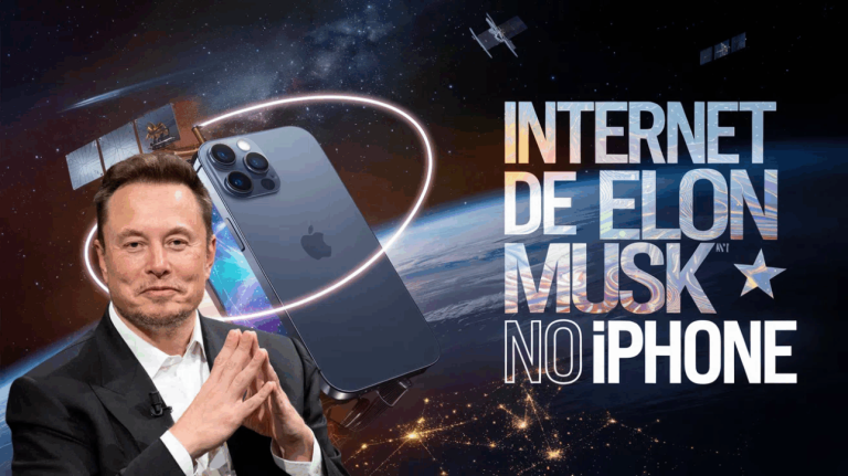 Elon Musk fecha parceria com a Apple e agora donos de iPhone podem usar Starlink, internet que promete funcionar nos quatro quantos do planeta